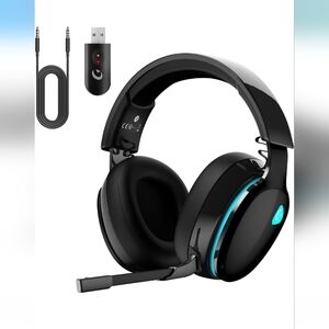 Brand New Captain 300 Wireless Gaming Headset In Black